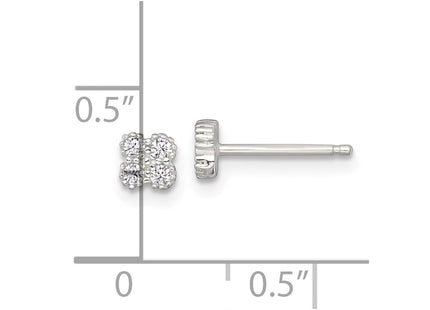 Sterling Silver Earrings Style QE18045 - Classique Jewelry Inc.