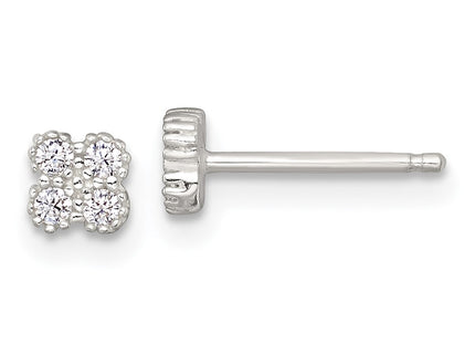 Sterling Silver Earrings Style QE18045 - Classique Jewelry Inc.