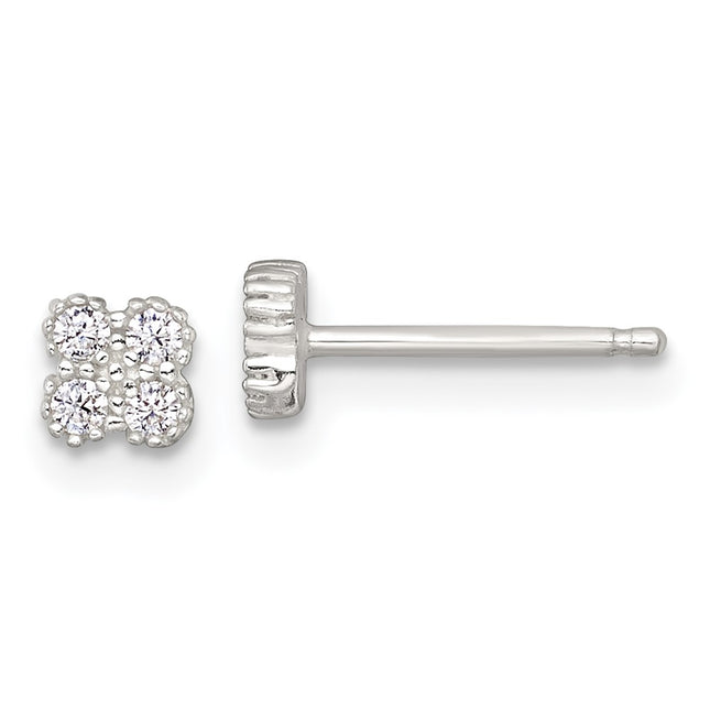 Sterling Silver Earrings Style QE18045 - Classique Jewelry Inc.