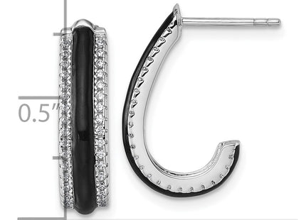 Sterling Silver Earrings Style QE18048 - Classique Jewelry Inc.