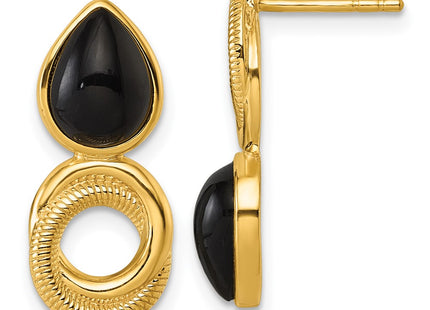 Sterling Silver Earrings Style QE18049GP - Classique Jewelry Inc.