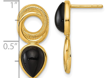 Sterling Silver Earrings Style QE18049GP - Classique Jewelry Inc.