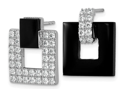 Sterling Silver Earrings Style QE18050 - Classique Jewelry Inc.