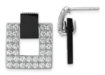 Sterling Silver Earrings Style QE18050 - Classique Jewelry Inc.