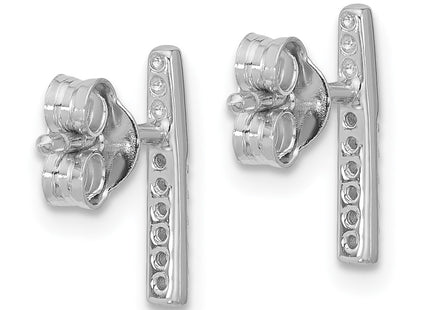 Sterling Silver Earrings Style QE18051 - Classique Jewelry Inc.