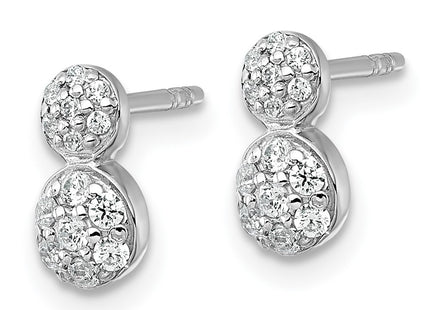 Sterling Silver Earrings Style QE18052 - Classique Jewelry Inc.