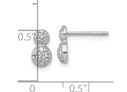 Sterling Silver Earrings Style QE18052 - Classique Jewelry Inc.