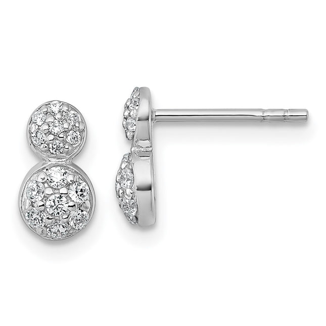 Sterling Silver Earrings Style QE18052 - Classique Jewelry Inc.