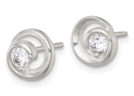 Sterling Silver Earrings Style QE18053 - Classique Jewelry Inc.