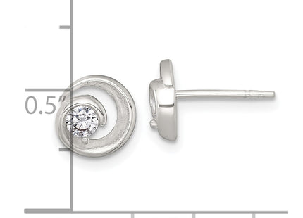 Sterling Silver Earrings Style QE18053 - Classique Jewelry Inc.