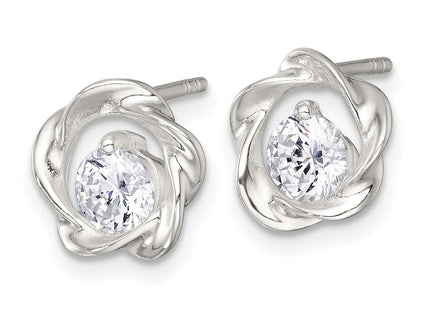 Sterling Silver Earrings Style QE18054 - Classique Jewelry Inc.