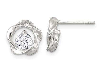 Sterling Silver Earrings Style QE18054 - Classique Jewelry Inc.