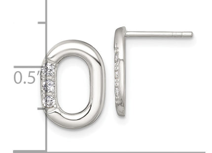 Sterling Silver Earrings Style QE18057 - Classique Jewelry Inc.