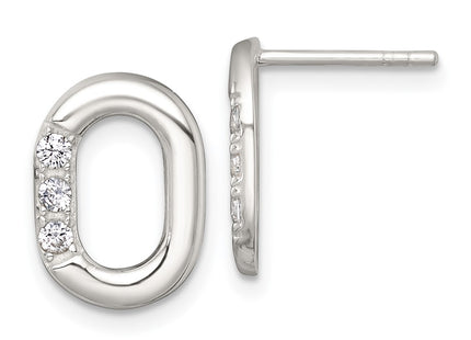 Sterling Silver Earrings Style QE18057 - Classique Jewelry Inc.