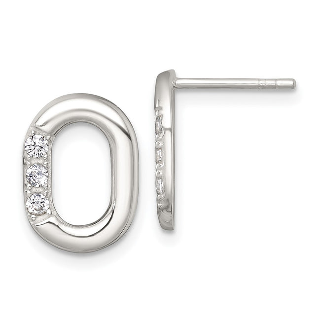 Sterling Silver Earrings Style QE18057 - Classique Jewelry Inc.