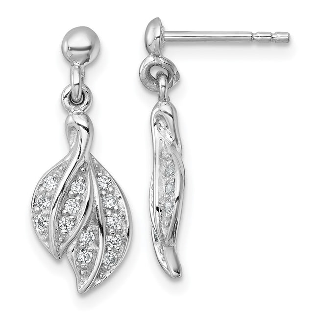 Sterling Silver Earrings Style QE18058 - Classique Jewelry Inc.