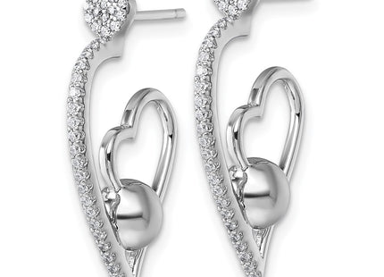 Sterling Silver Earrings Style QE18059 - Classique Jewelry Inc.