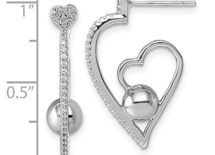 Sterling Silver Earrings Style QE18059 - Classique Jewelry Inc.