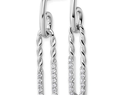 Sterling Silver Earrings Style QE18061 - Classique Jewelry Inc.