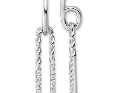 Sterling Silver Earrings Style QE18061 - Classique Jewelry Inc.