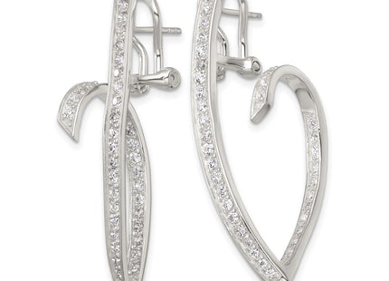 Sterling Silver Earrings Style QE18062 - Classique Jewelry Inc.