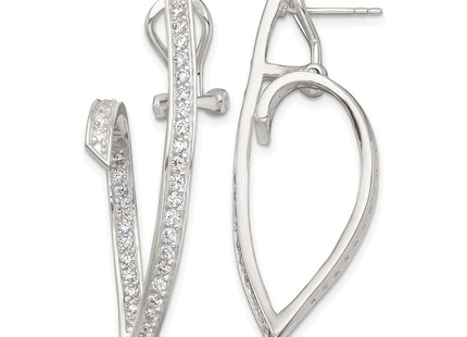 Sterling Silver Earrings Style QE18062 - Classique Jewelry Inc.