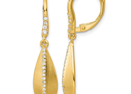 Sterling Silver Earrings Style QE18064GP - Classique Jewelry Inc.