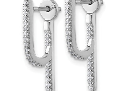 Sterling Silver Earrings Style QE18065 - Classique Jewelry Inc.