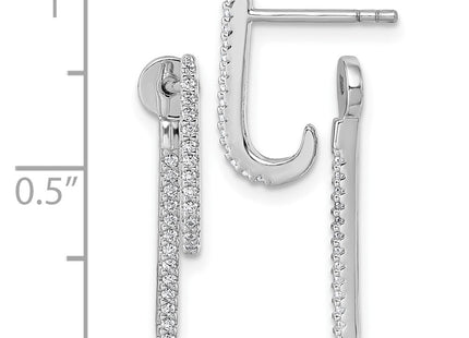 Sterling Silver Earrings Style QE18065 - Classique Jewelry Inc.