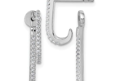 Sterling Silver Earrings Style QE18065 - Classique Jewelry Inc.