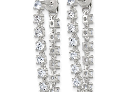 Sterling Silver Earrings Style QE18066 - Classique Jewelry Inc.