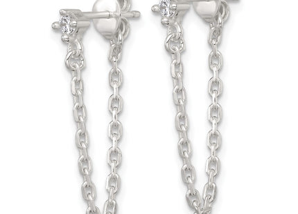 Sterling Silver Earrings Style QE18067 - Classique Jewelry Inc.