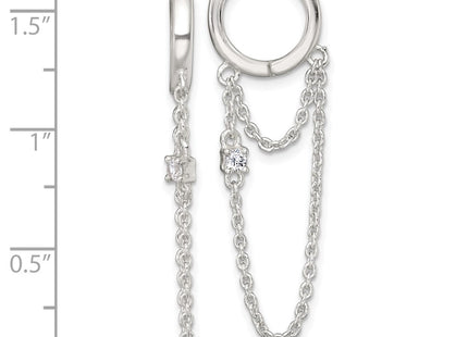 Sterling Silver Earrings Style QE18068 - Classique Jewelry Inc.