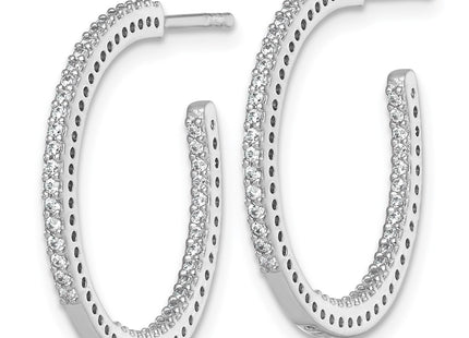 Sterling Silver Earrings Style QE18073 - Classique Jewelry Inc.