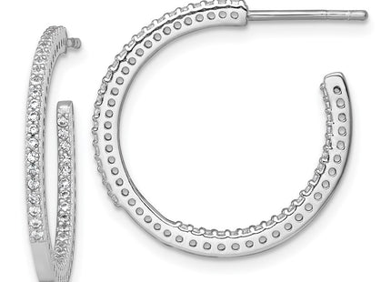 Sterling Silver Earrings Style QE18073 - Classique Jewelry Inc.