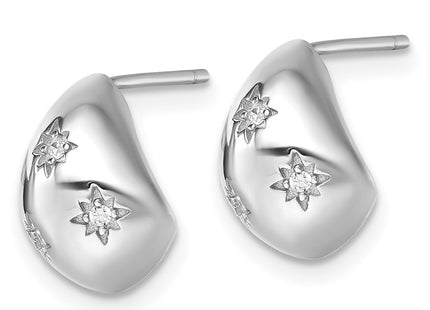Sterling Silver Earrings Style QE18074 - Classique Jewelry Inc.