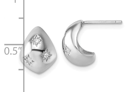 Sterling Silver Earrings Style QE18074 - Classique Jewelry Inc.