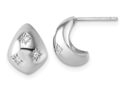 Sterling Silver Earrings Style QE18074 - Classique Jewelry Inc.