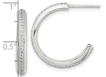 Sterling Silver Earrings Style QE18076 - Classique Jewelry Inc.