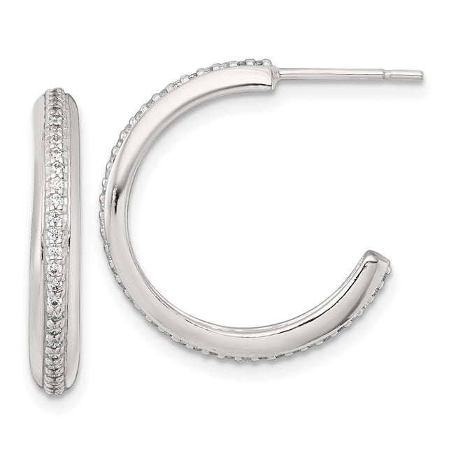 Sterling Silver Earrings Style QE18076 - Classique Jewelry Inc.