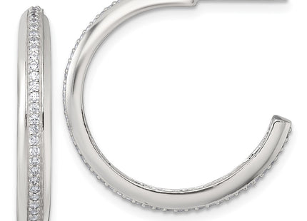 Sterling Silver Earrings Style QE18077 - Classique Jewelry Inc.