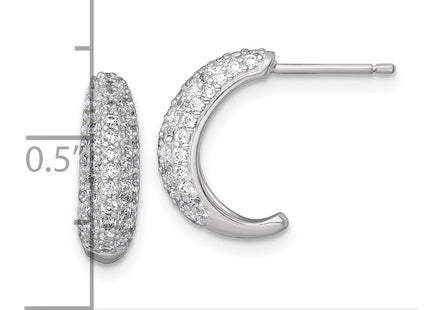 Sterling Silver Earrings Style QE18078 - Classique Jewelry Inc.