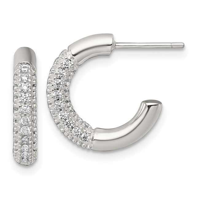 Sterling Silver Earrings Style QE18079 - Classique Jewelry Inc.