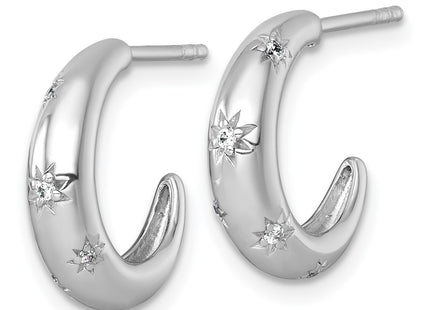 Sterling Silver Earrings Style QE18080 - Classique Jewelry Inc.