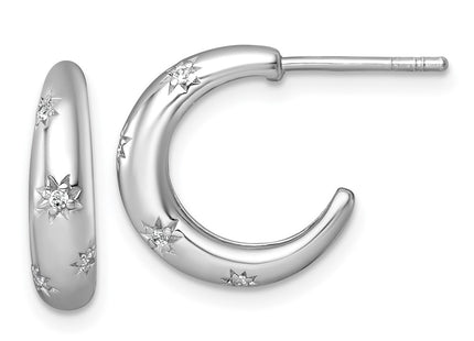 Sterling Silver Earrings Style QE18080 - Classique Jewelry Inc.