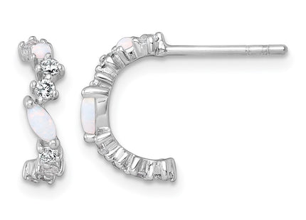 Sterling Silver Earrings Style QE18083 - Classique Jewelry Inc.