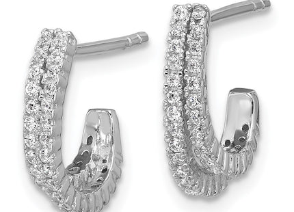 Sterling Silver Earrings Style QE18084 - Classique Jewelry Inc.