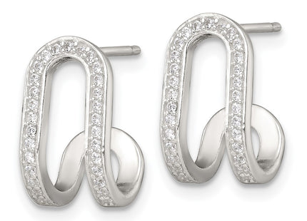 Sterling Silver Earrings Style QE18085 - Classique Jewelry Inc.