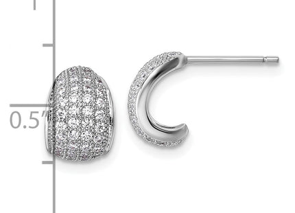 Sterling Silver Earrings Style QE18086 - Classique Jewelry Inc.