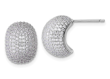 Sterling Silver Earrings Style QE18087 - Classique Jewelry Inc.